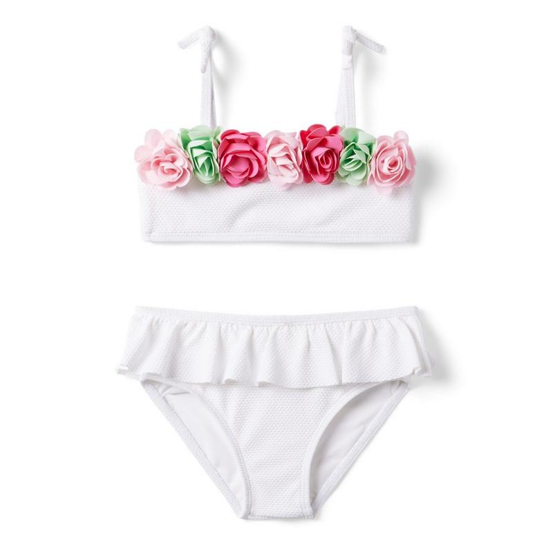 Rosette Ruffle Recycled 2-Piece Swimsuit - Janie And Jack